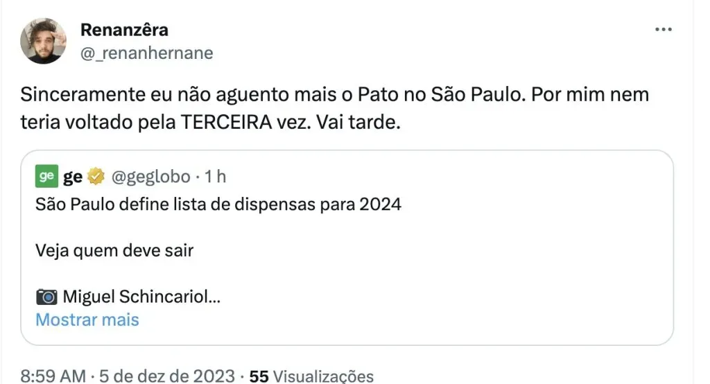 São Paulo define lista de dispensas para 2024; veja quem deve sair, são  paulo
