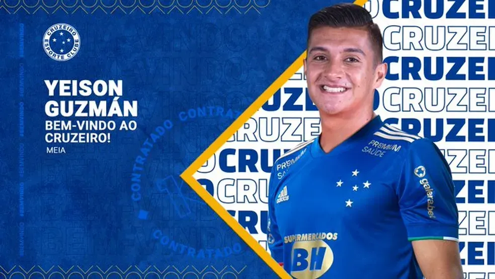 Jogador está no futebol colombiano hoje em dia. Divulgação/Cruzeiro.
