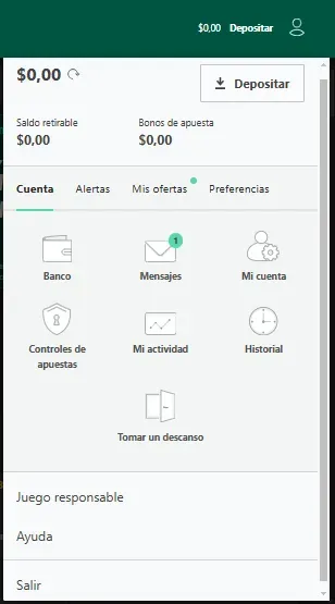 depósitos bet365