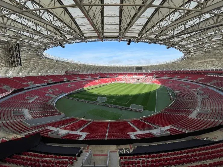 El Estadio Beira-Río, recinto donde el Cacique enfrentará desde las 20:30 horas a Inter de Porto Alegre. | Foto: Colo Colo.