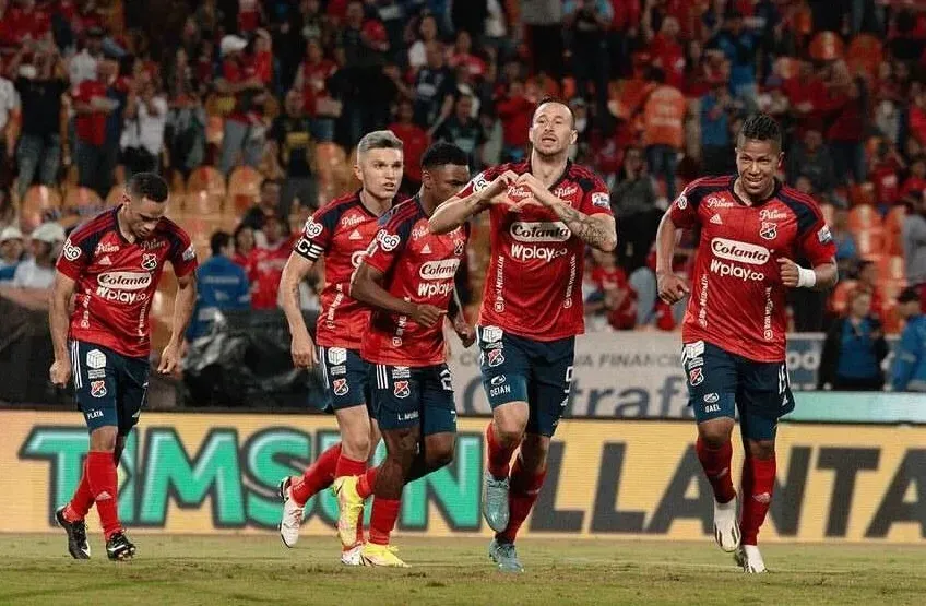 El delantero marcó cinco tantos en Copa Libertadores. Foto: DIM.