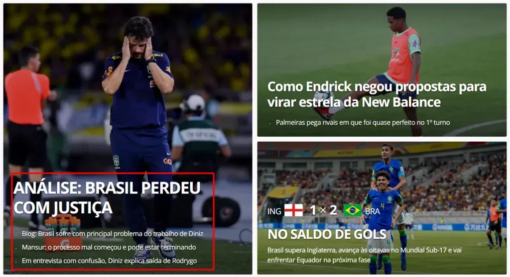 Tomado del portal Globo Esporte.