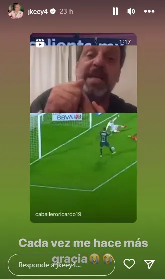 Esta fue la publicación del francés Koundé (Instagram)