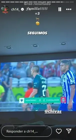 El mensaje de Chicharito a la victoria de Chivas