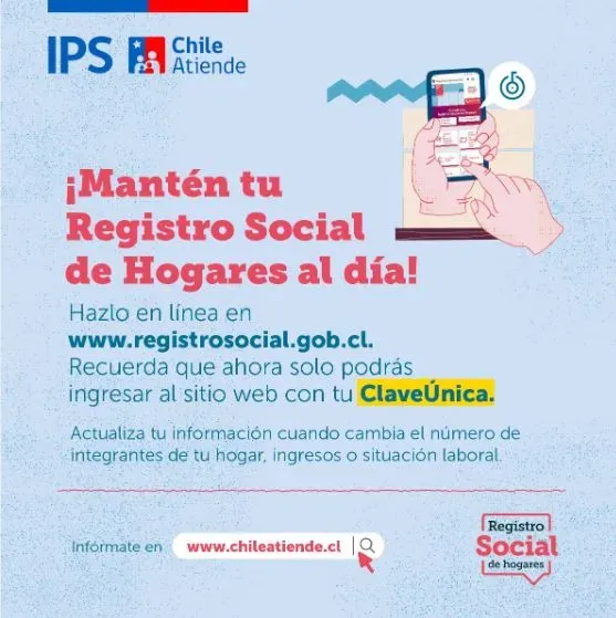 Registro Social de Hogares. Foto: Gobierno de Chile.