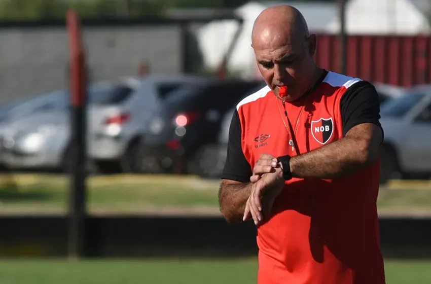 Juan Manuel Llop en su segunda etapa como director técnico de Newell’s.