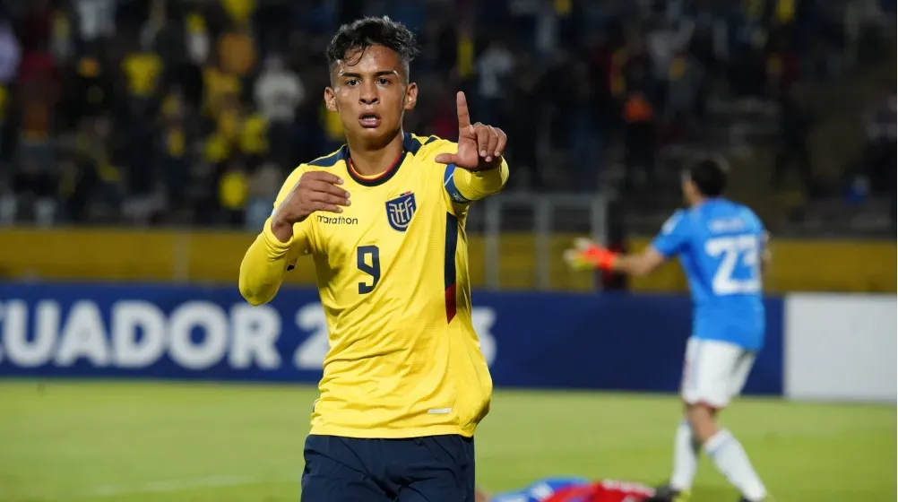 Michael Bermúdez fue una de las figuras de Ecuador en el sudamericano sub 17.