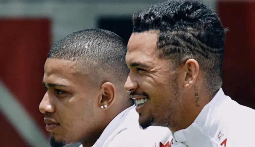 Brenner (à esquerda) é um alvo confirmado do Cruzeiro para reforçar o ataque – Foto: Divulgação/São Paulo