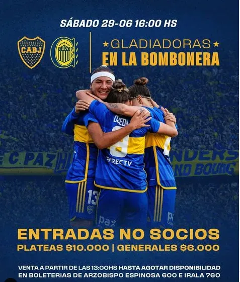 Habrá entradas para no socios.