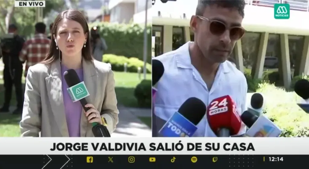 .Jorge Valdivia salió de su departamento, donde cumple la medida de arresto domiciliario nocturno