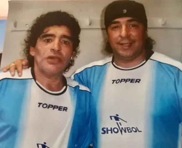 Diego junto a Gabriel Buono. (Foto: Gentileza Gabriel Buono).