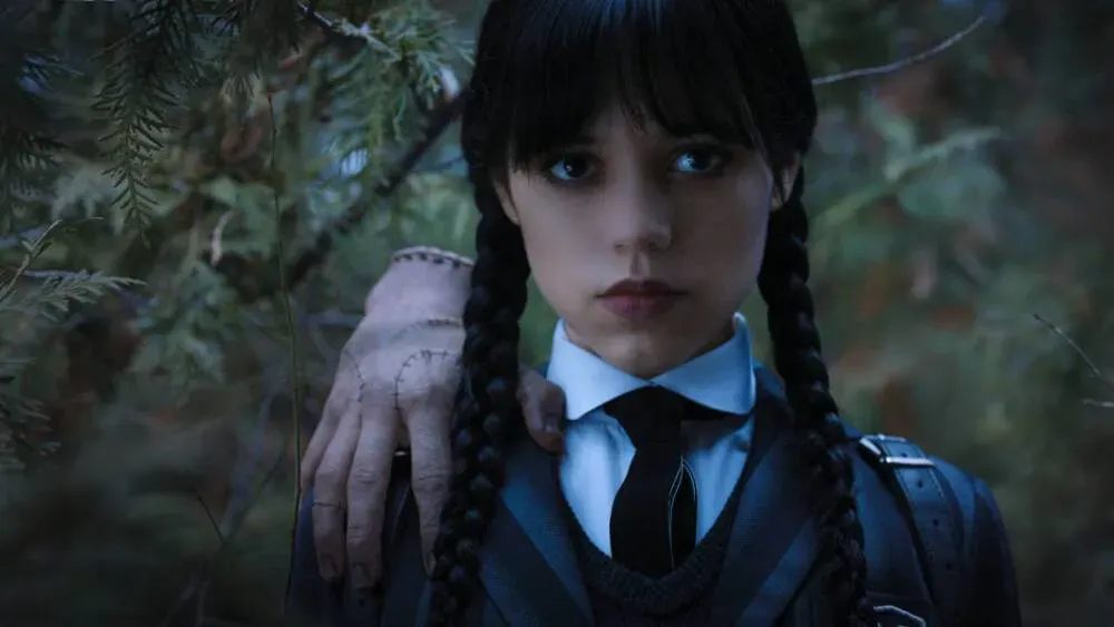 Jenna Ortega será la productora en la temporada 2 de Merlina. (Netflix)