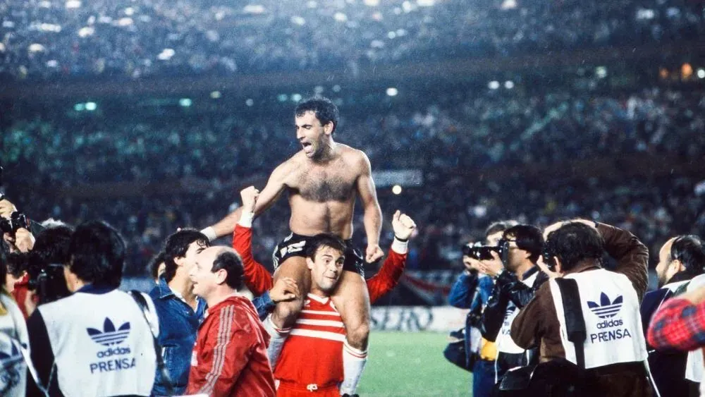Antonio Alzamendi, campeón de todo con la camiseta de River en 1986.