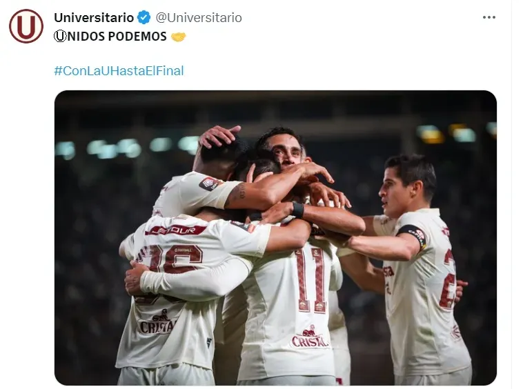 Las 2 noticias más importantes en Universitario. | Créditos: Twitter @Universitario.