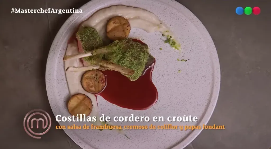 El plato de Antonio en la gala de eliminación de este domingo.