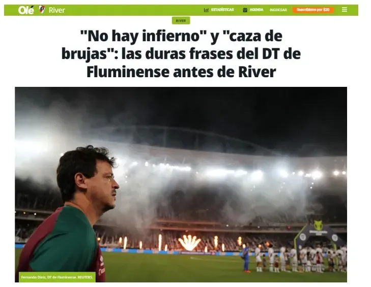 Diário Olá jogou luz no Fla-Flu e colou no Dinizismo