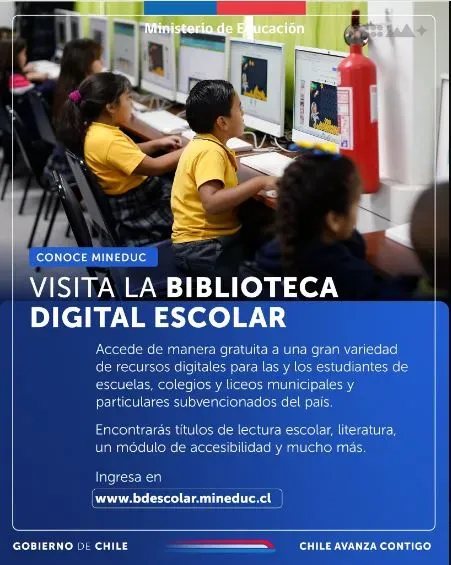 Biblioteca Digital Escolar. Foto: Gobierno.