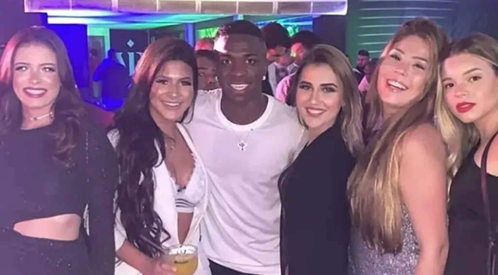 Vinícius Júnior en una fiesta. Foto: Instagram