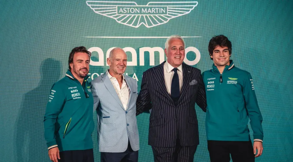 Foto de la presentación de Adrian Newey en Aston Martin (Fuente: Aston Martin)