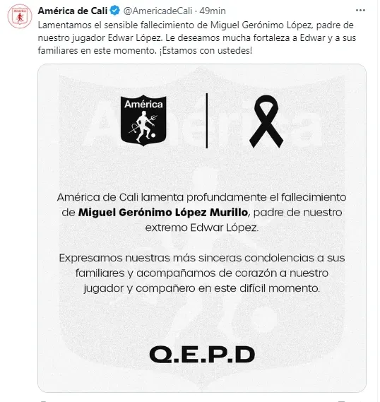 Comunicado de América de Cali