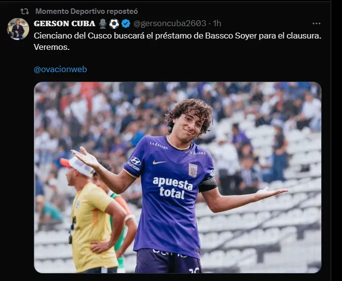 Fuente: @gersoncuba2603