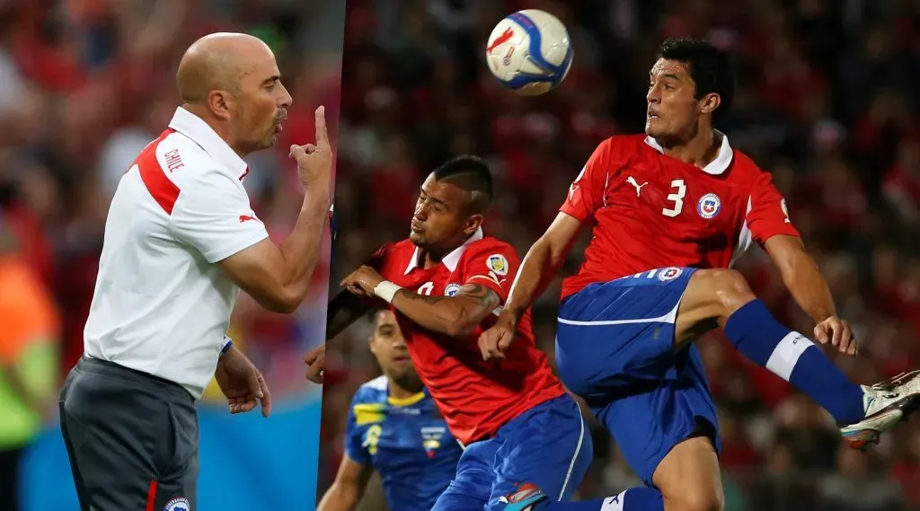 Marcos González coincidió con Sampaoli y Vidal en la Roja. | Foto: Photosport