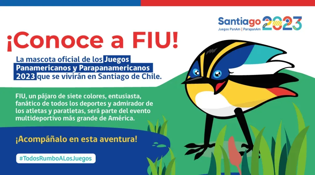 Fiu es la mascota de los Panamericanos 2023