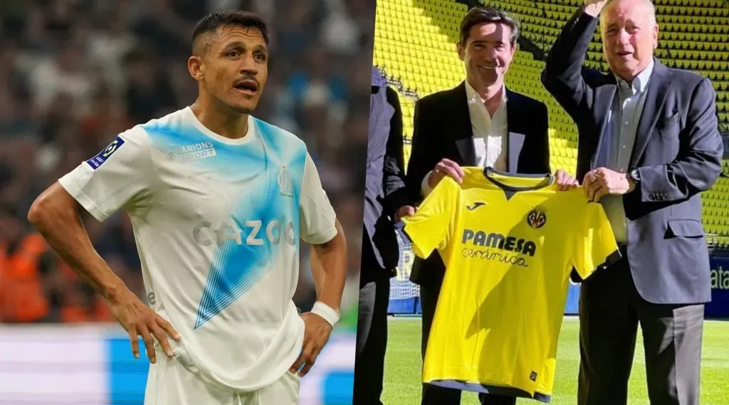 Marcelino fue el técnico de Alexis Sánchez en Marsella, y ahora dirigirá a Ben Brereton en el Villarreal. | Foto: Imago / Villarreal