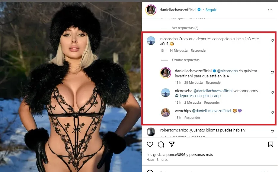 Daniella Chávez dejó en claro sus ganas de invertir en Deportes Concepción. | Foto: Captura.