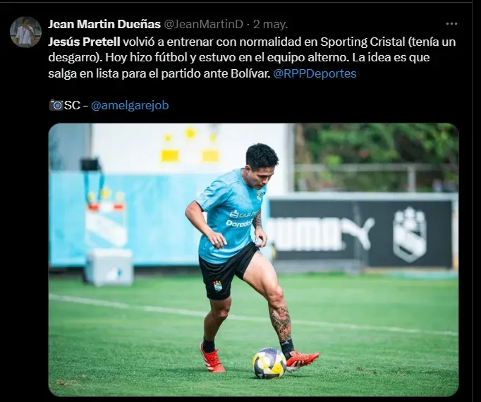 Fuente: @JeanMartinD