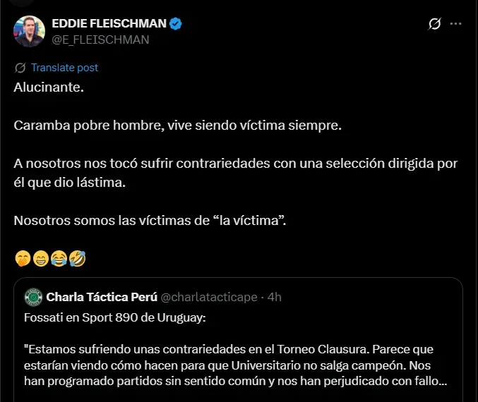 Fuente: @E_FLEISCHMAN