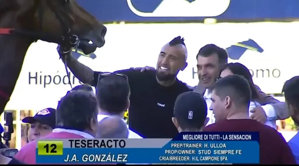 La felicidad de Arturo Vidal.