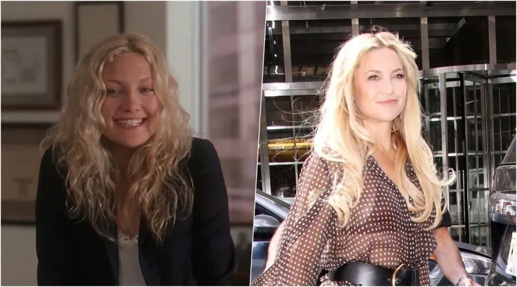 Kate Hudson en 2003 y actualmente en julio de este 2024 Foto: Paramount Pictures/ IMAGO