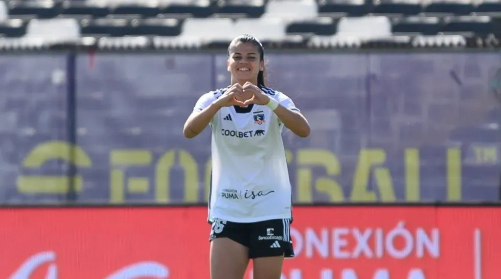 Dahiana Bogarín fue figura en la goleada alba. | Imagen: Colo Colo Femenino.