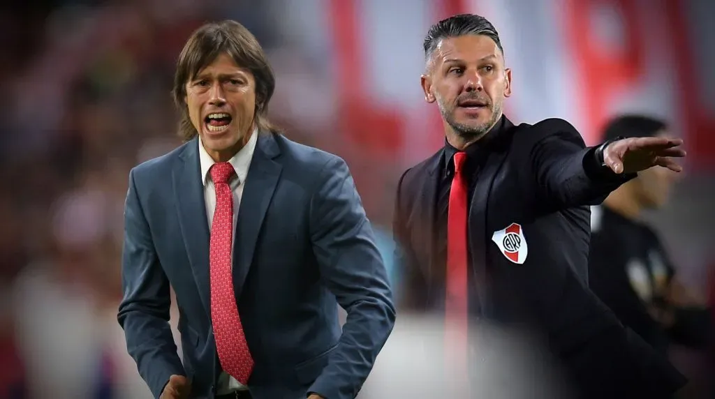 Matías Almeyda y Martín Demichelis tuvieron el honor de dirigir a River. (Getty)