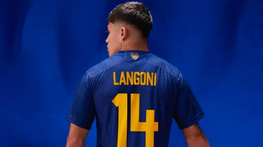 La parte trasera de la nueva camiseta de Boca. (Foto: Boca)