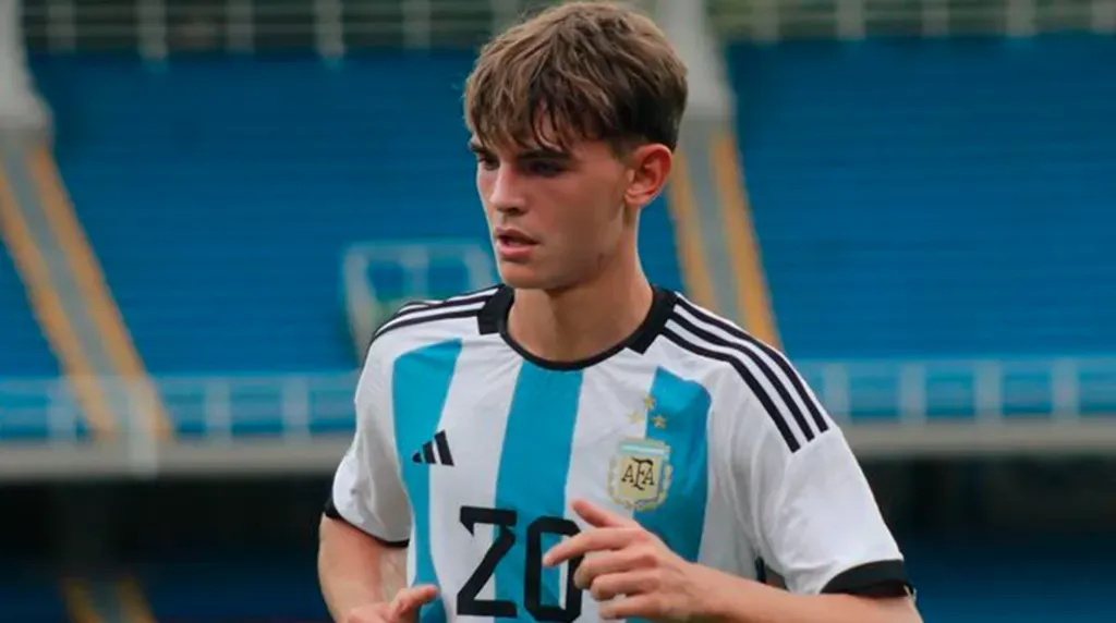 Nico Paz ya dio sus primeros pasos en la Selección Argentina a través de las juveniles.