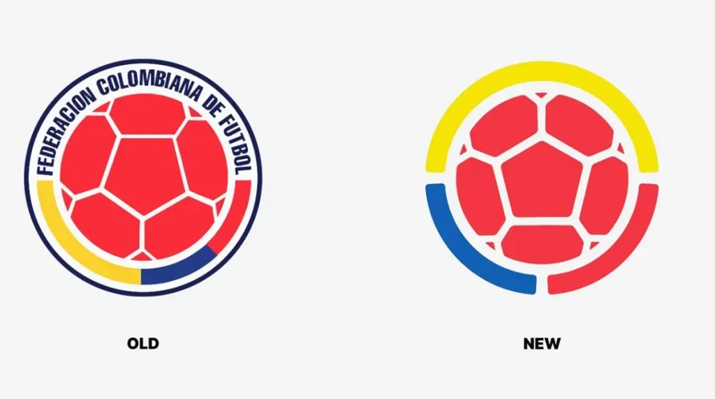 Así fue el cambio de escudo para la Federación Colombiana de Fútbol.