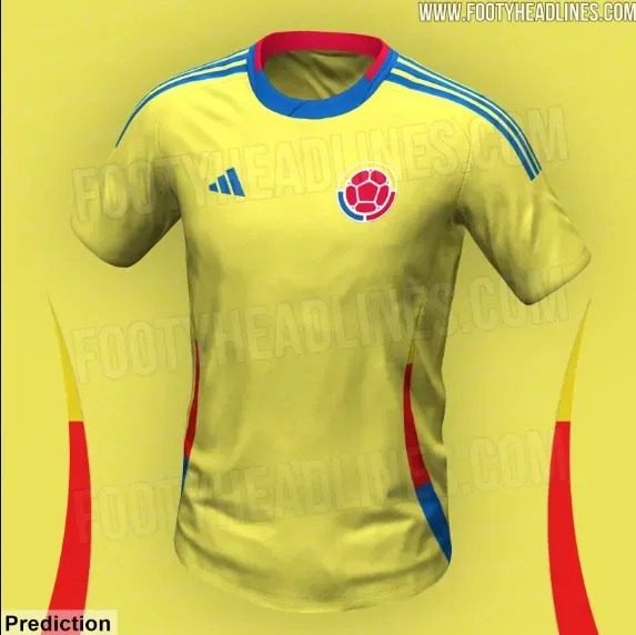 Más detalles de la que sería la nueva camiseta de la Selección Colombia para 2024