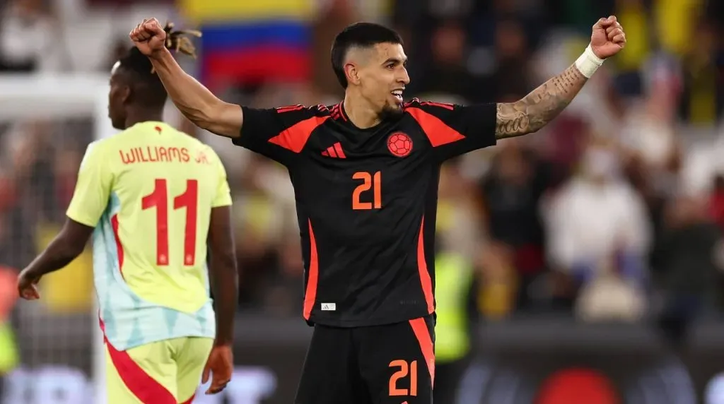 Muñoz marcó el 1 a 0 de Colombia vs España. (Foto: Imago)