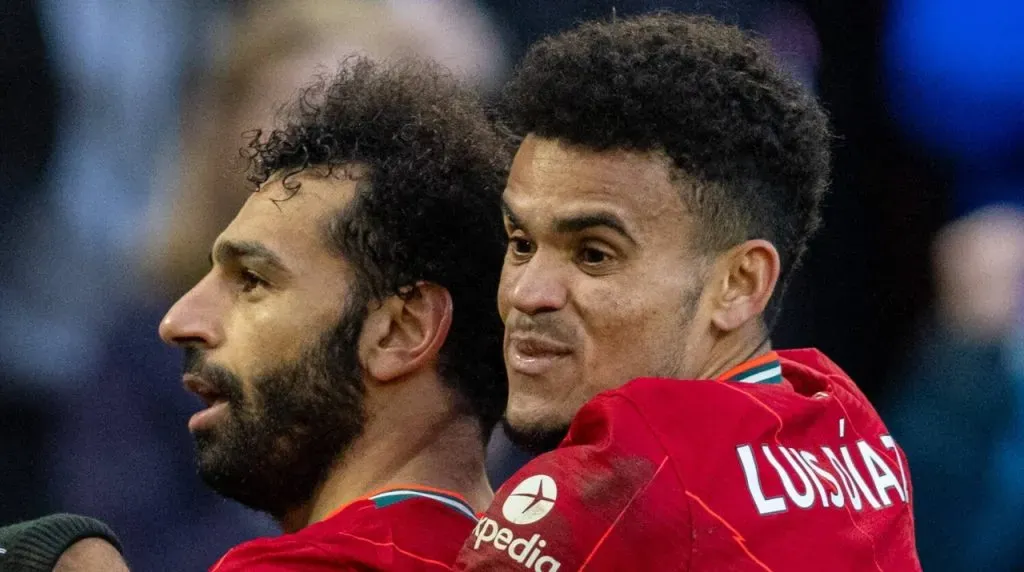 Mohamed Salah y Luis Diaz. (Foto: Imago)