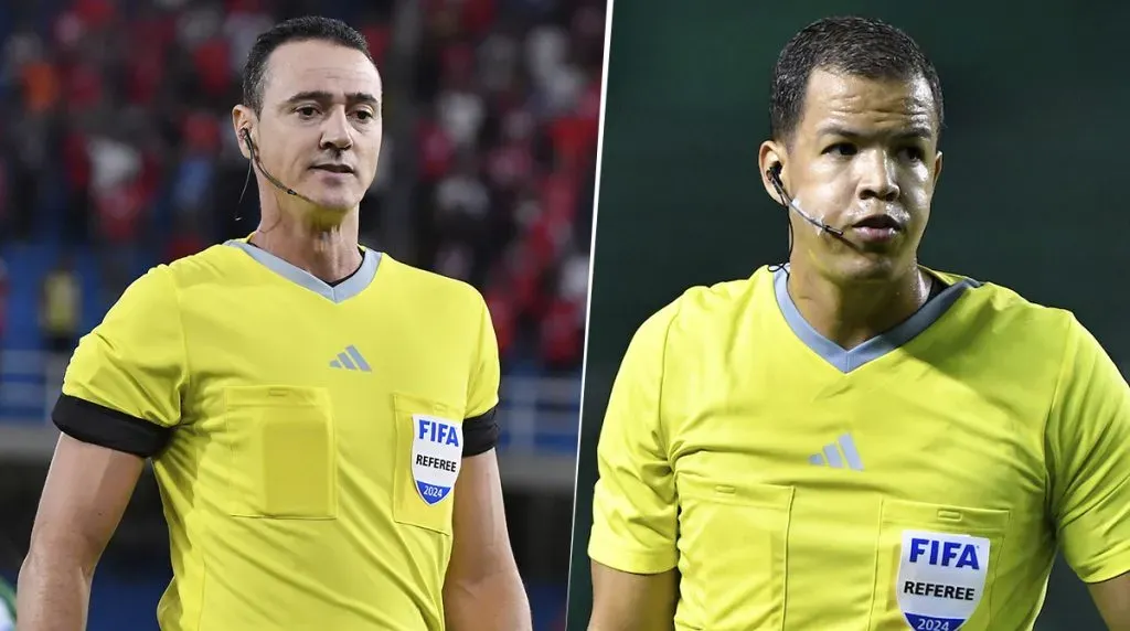 Wilmar Roldán y Jhon Ospina, árbitros colombianos citados a la Copa América 2024. / VizzorImage.