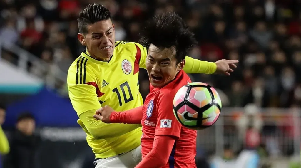 James en Colombia vs. Corea del Sur del 2017. (Foto: Getty Images)