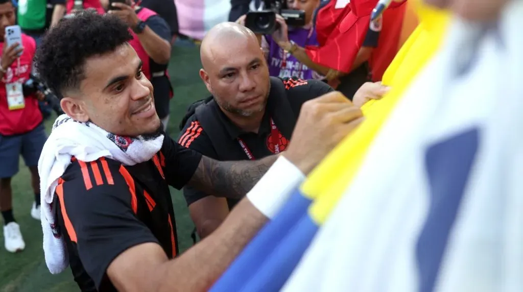 Luis Díaz en Estados Unidos vs Colombia. (Foto: Getty Images)