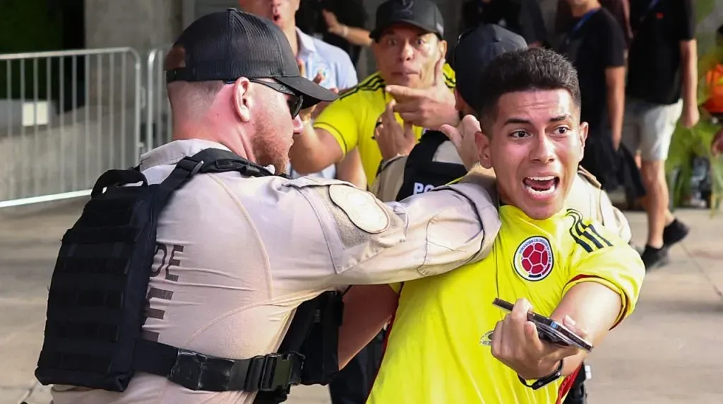 Incidentes en la final de la Copa América. (Foto: Getty Images)