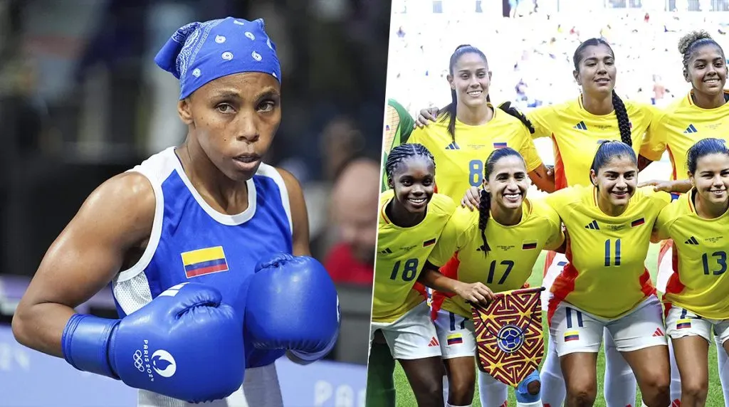 Ingrit Valencia y las jugadoras de la Selección Colombia femenina en París 2024. / IMAGO.