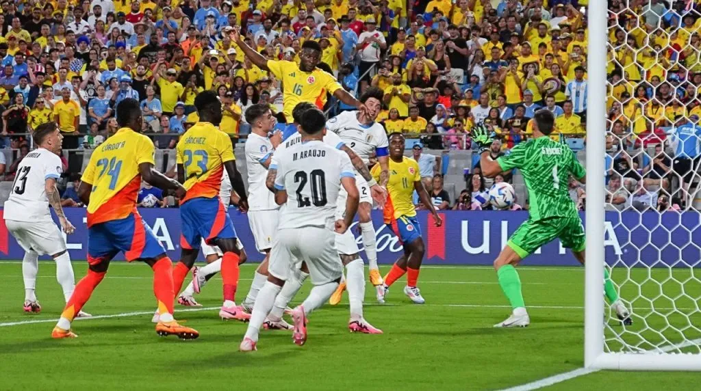 El gol de Lerma en la semifinal de la Copa América. (Foto: Imago)