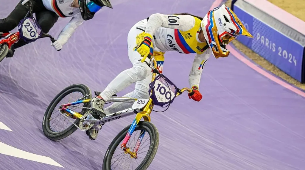 Mariana Pajón en los Juegos Olímpicos París 2024. (Foto: Imago)