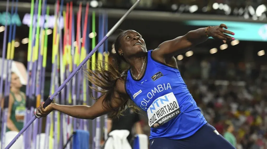 Flor Denis Ruiz, abanderada de Colombia en los Juegos Olímpicos París 2024. / IMAGO.