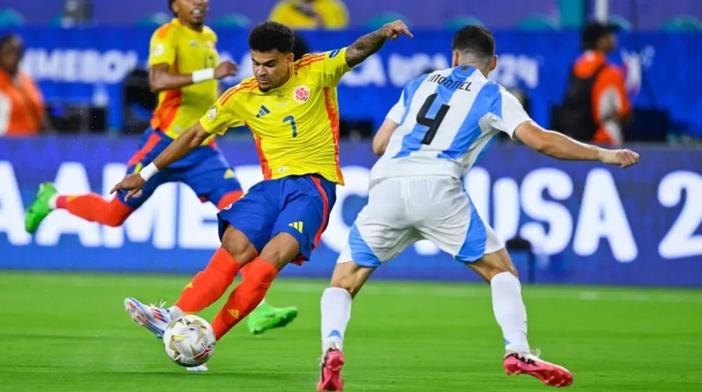 Luis Díaz en la final de la Copa América. (Foto: Imago)